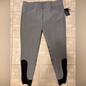 Equinavia Maud Mid Rise Silicone Knee Patch Breeches Size W 38
